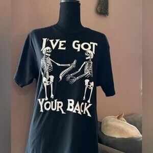 Halloween Skeleton Funny Graphic Tee